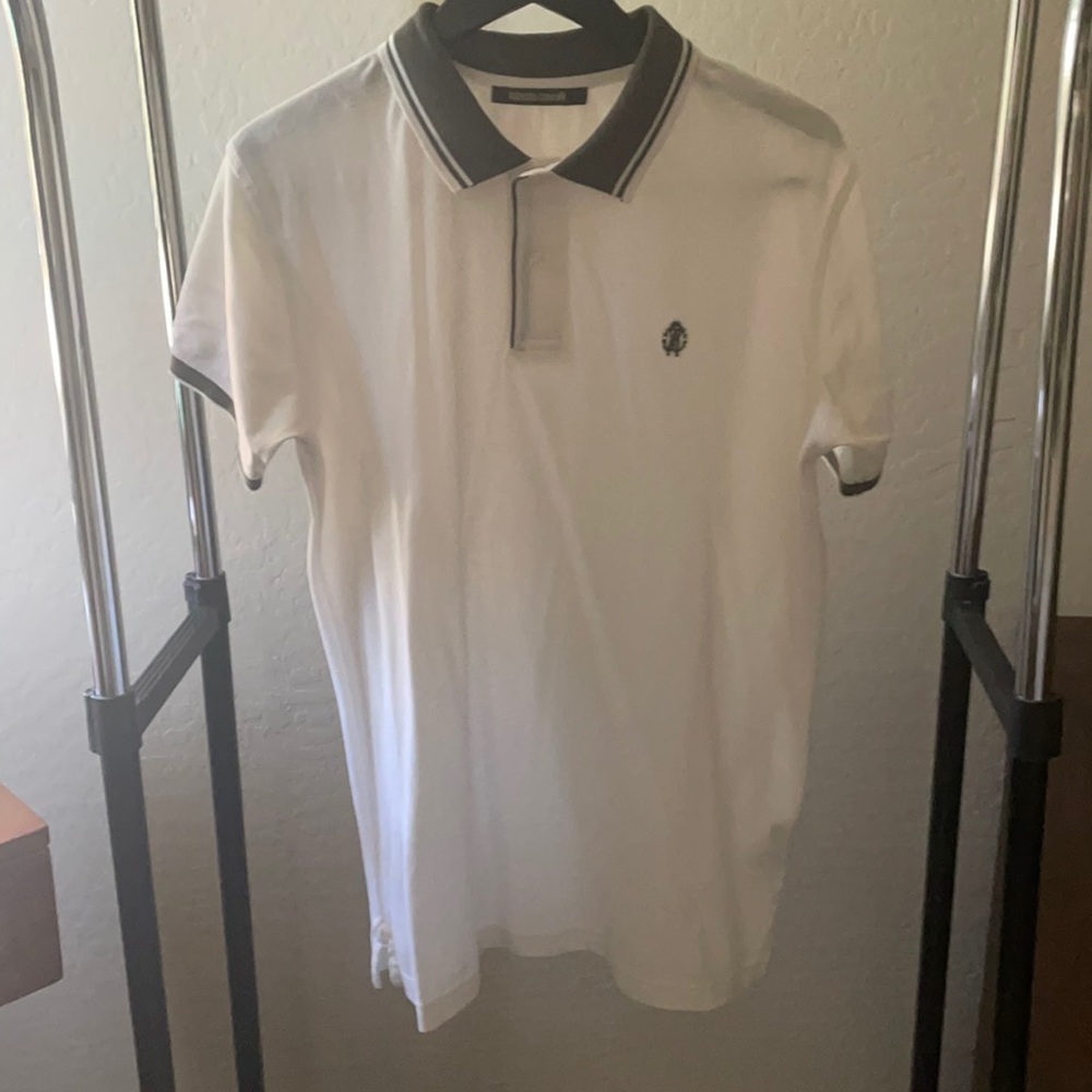 New, authentic, roberto cavalli, short sleeve polo shirt. Men’s size medium